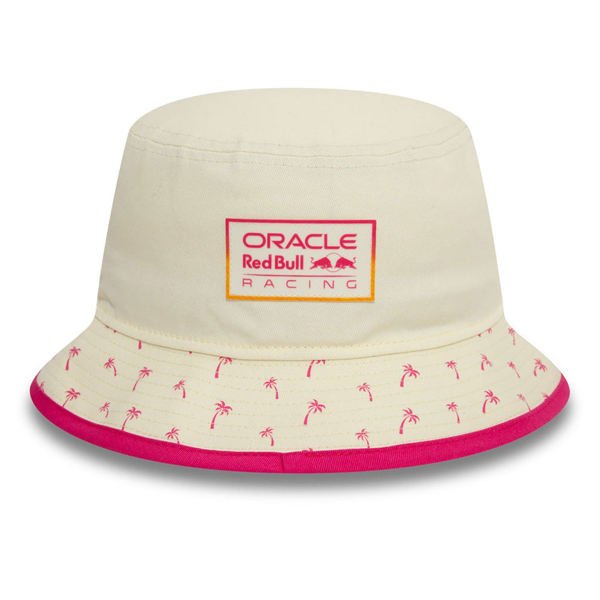 Red Bull Bucket Hat, NEW ERA, Miami, Erwachsene, weiß, 2024
