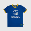 Tričko Ayrton Senna, odkaz, modré