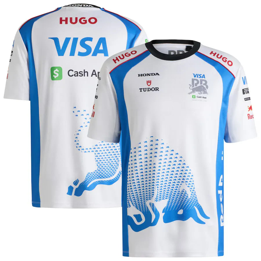 Visa RB Pánské Týmové Polo Bílé 🔥