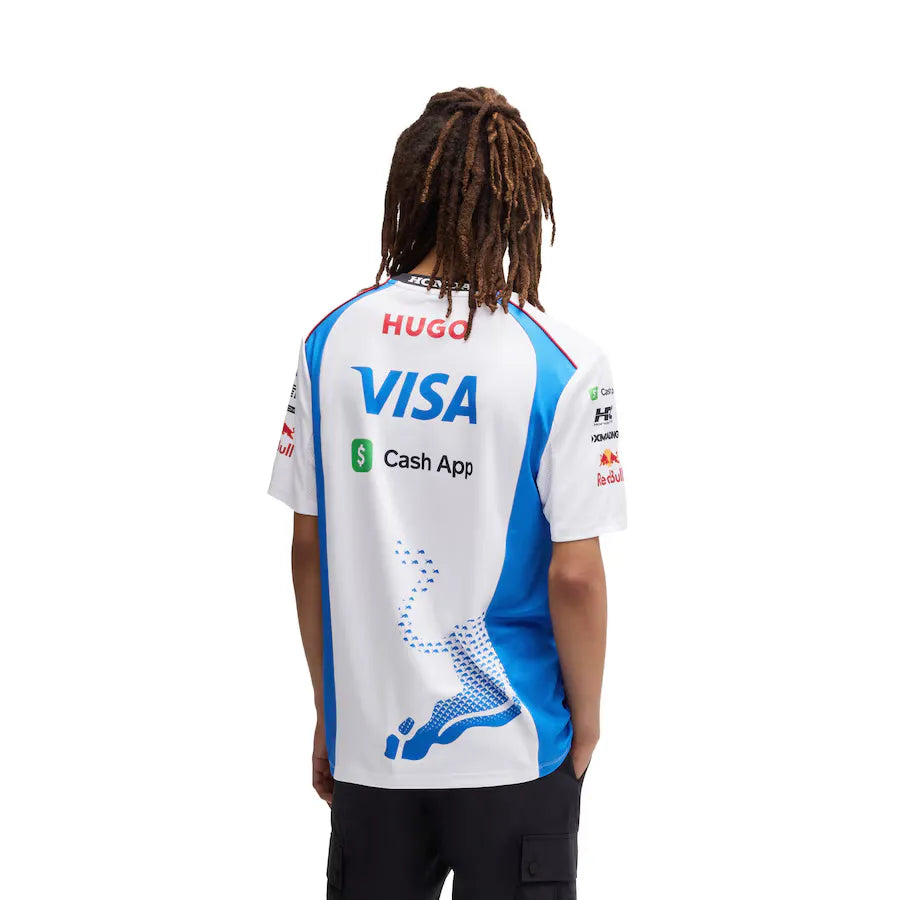 Visa RB Pánské Týmové Polo Bílé 🔥