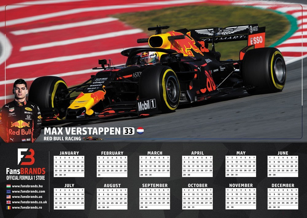 Kalendář závodů Maxe Verstappena